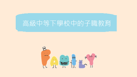 高級中等以下學校中的子職教育-子職教育的內涵封面圖